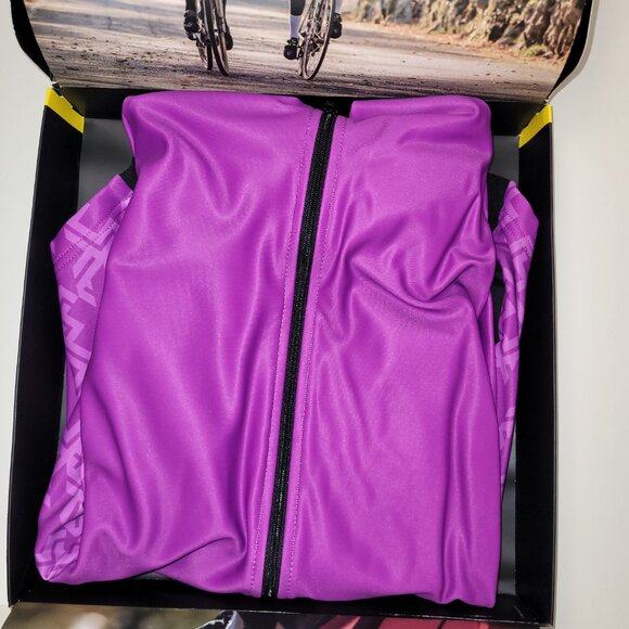 Assos Women's Uma GT Spring Fall Long Sleeve Jersey Violet Size Medium New w/tag - Picture 7 of 11